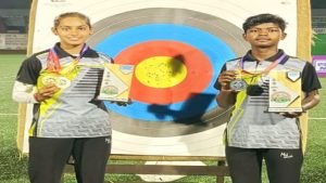 नेशनल तीरंदाजी ईटानगर अरुणाचल चैंपियनशिप में जिले की चांदनी साहू
