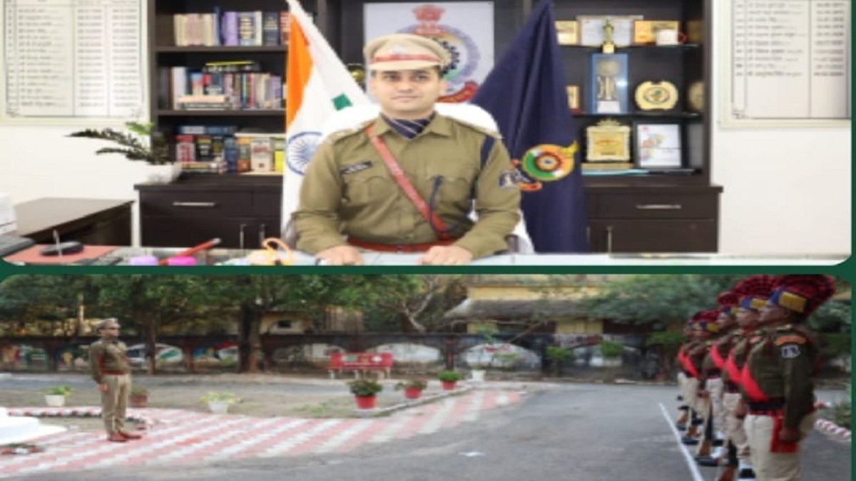 महासमुंद के नया पुलिस अधीक्षक, आईपीएस प्रभात कुमार पद लेते निरीक्षण mns24.in